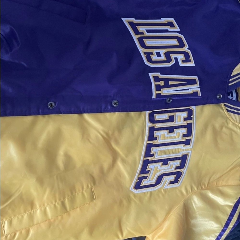 Purple and Yellow Los Angeles Jacket